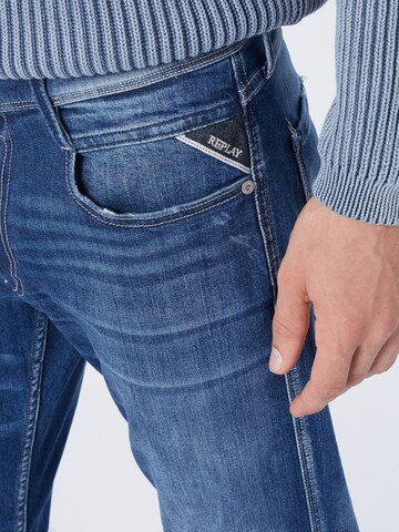 Slimfit Jeans 'Anbass' di REPLAY in blu