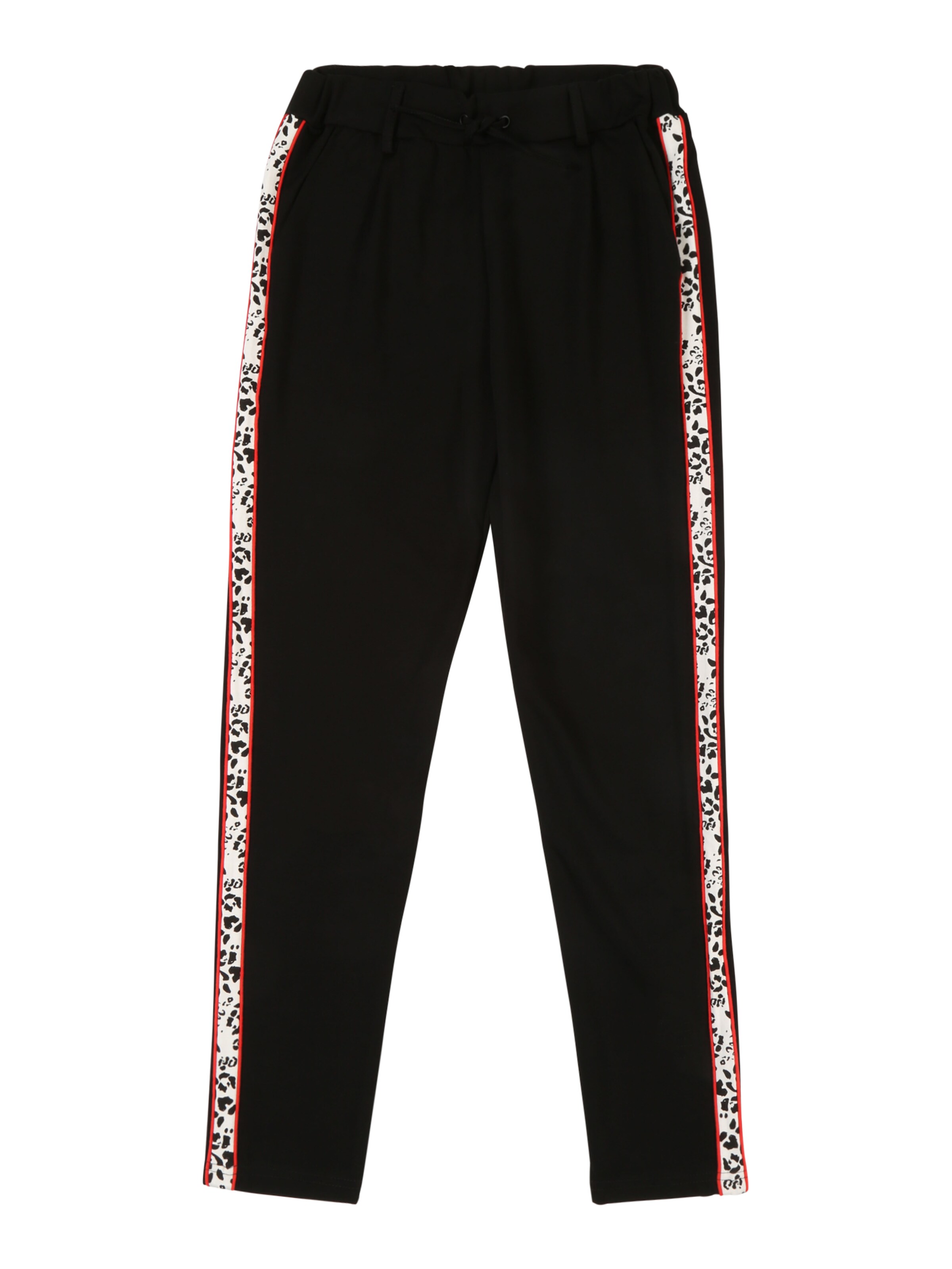 NAME IT - Broek 'NKFLEXI IDA NORMAL PANT NOOS' in de kleur Zwart