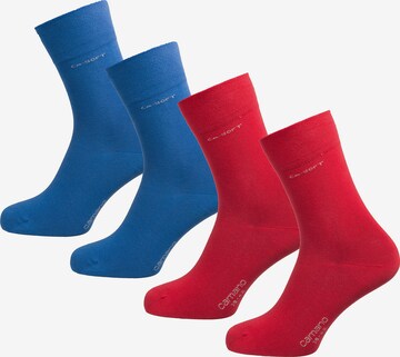 camano Socken in Blau: predná strana