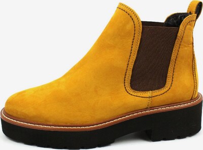 Paul Green Chelsea boots in de kleur Bruin / Goudgeel, Productweergave