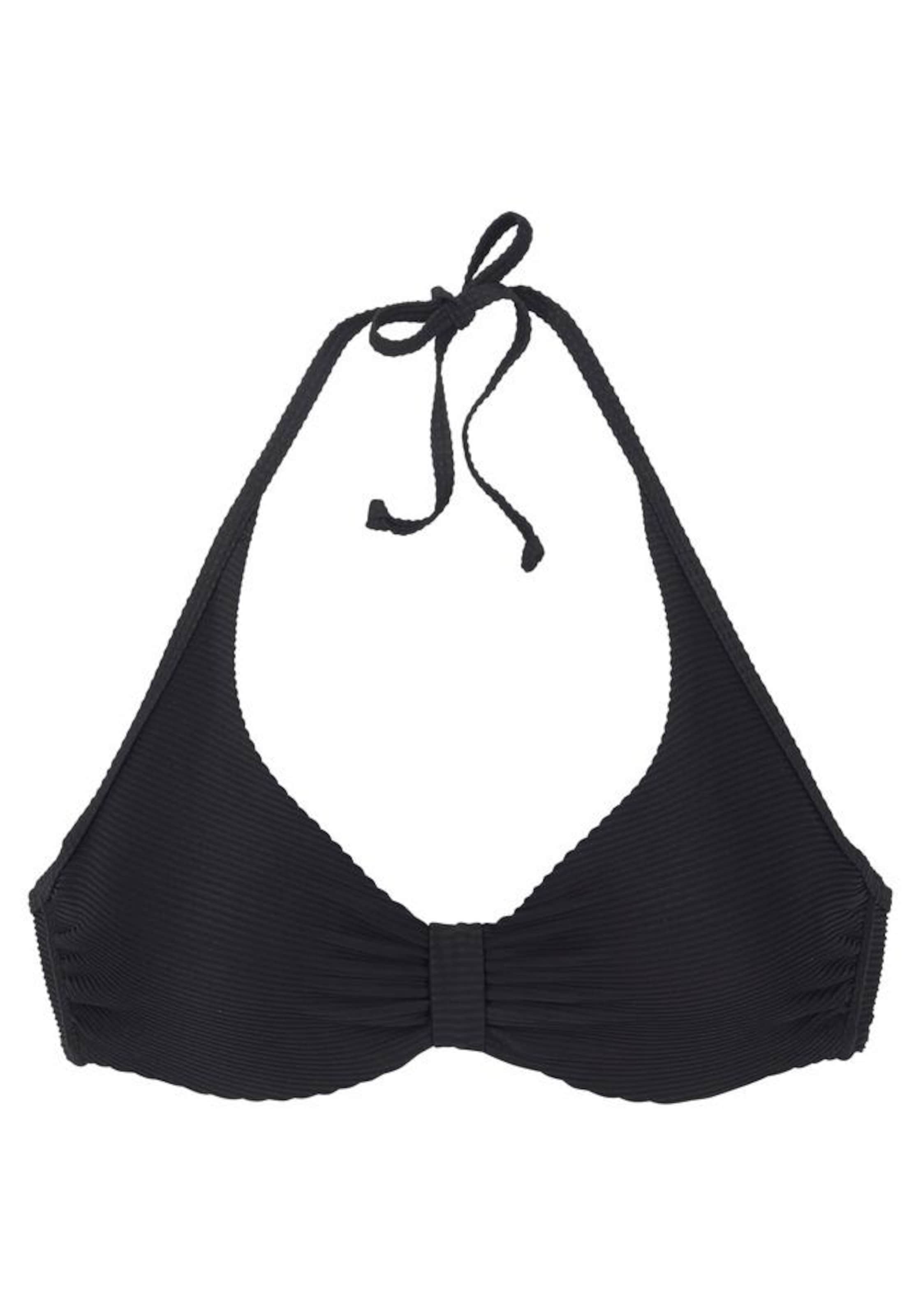 SUNSEEKER Τοπ μπικίνι 'Fancy' σε μαύρο: μπροστά