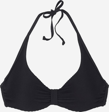 SUNSEEKER Bikini Top 'Fancy' in Black: front