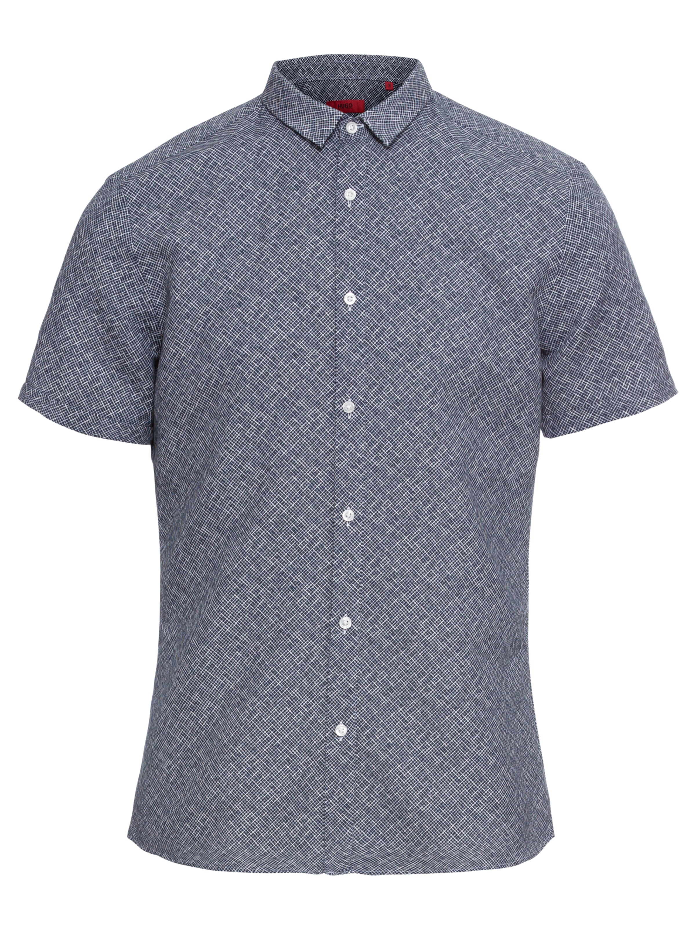 HUGO - Overhemd 'Empson-W' in de kleur Donkerblauw