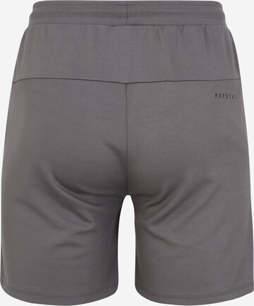 MOROTAI Regular Workout Pants 'Interlock' in Grey