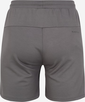 MOROTAI Regular Sportshorts 'Interlock' in Grau