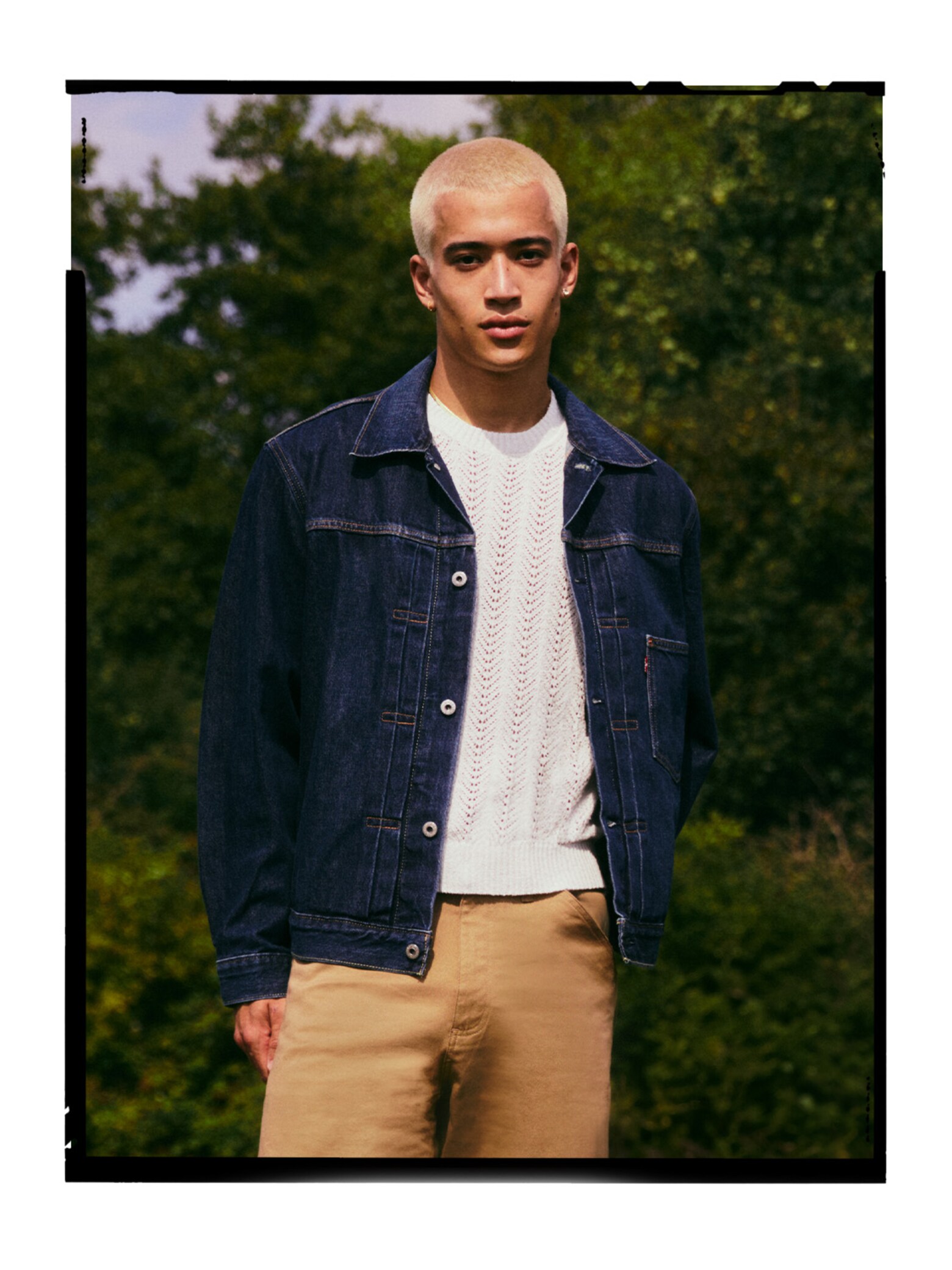 Luke - Cool Denim Knit Look