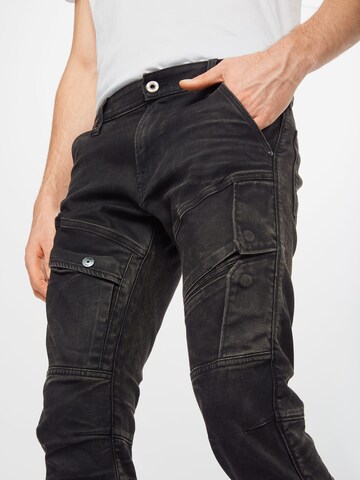 G-Star RAW Skinny Jeansy 'Airblaze' w kolorze czarny