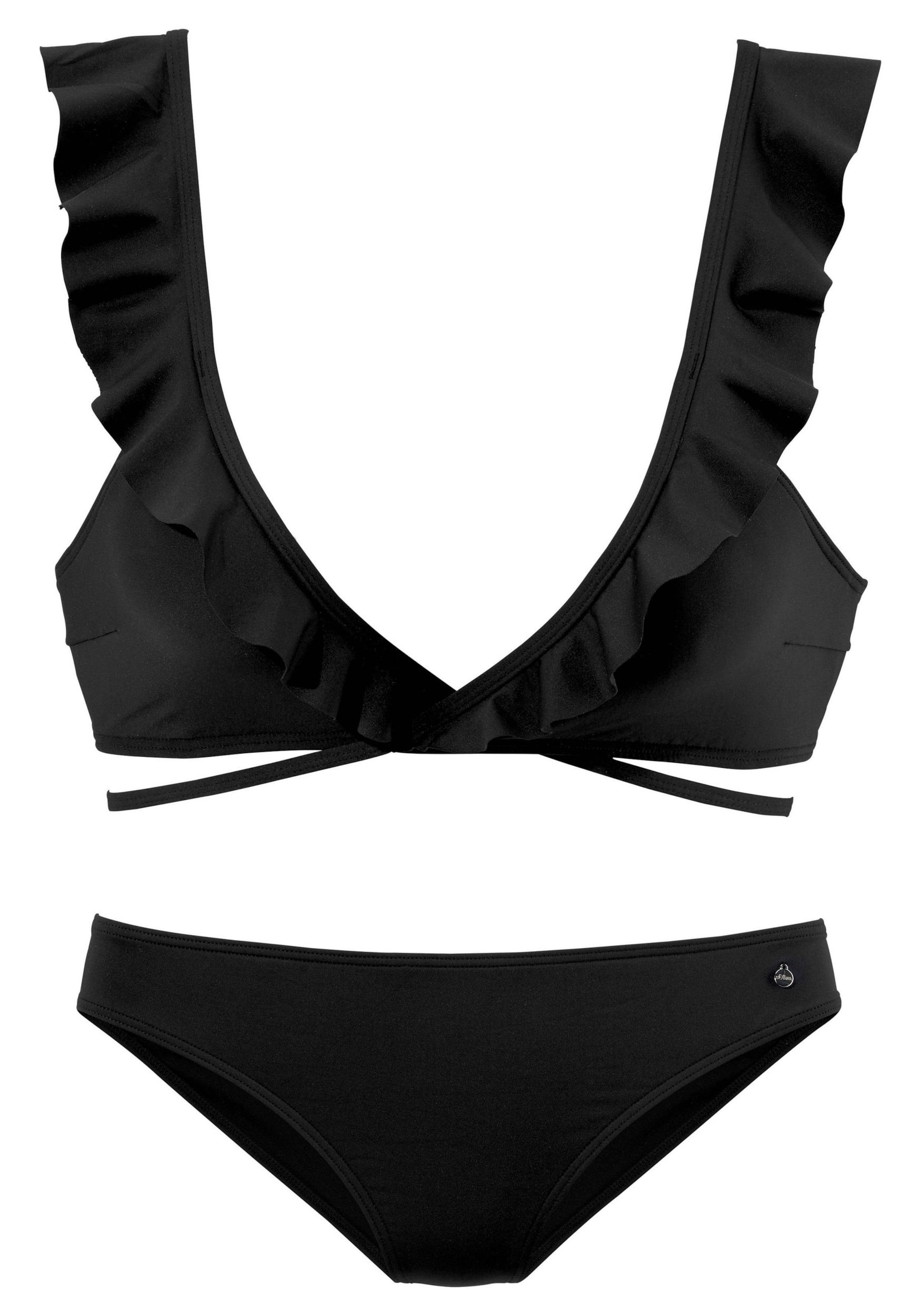 s.Oliver Triangel Bikini i sort: forside
