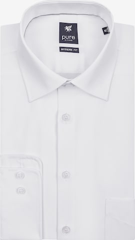 PURE Regular Fit Businesshemd in Weiß
