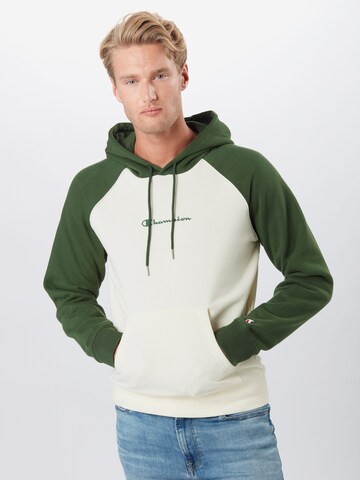 zaļš Champion Authentic Athletic Apparel Standarta piegriezums Sportisks džemperis: no priekšpuses