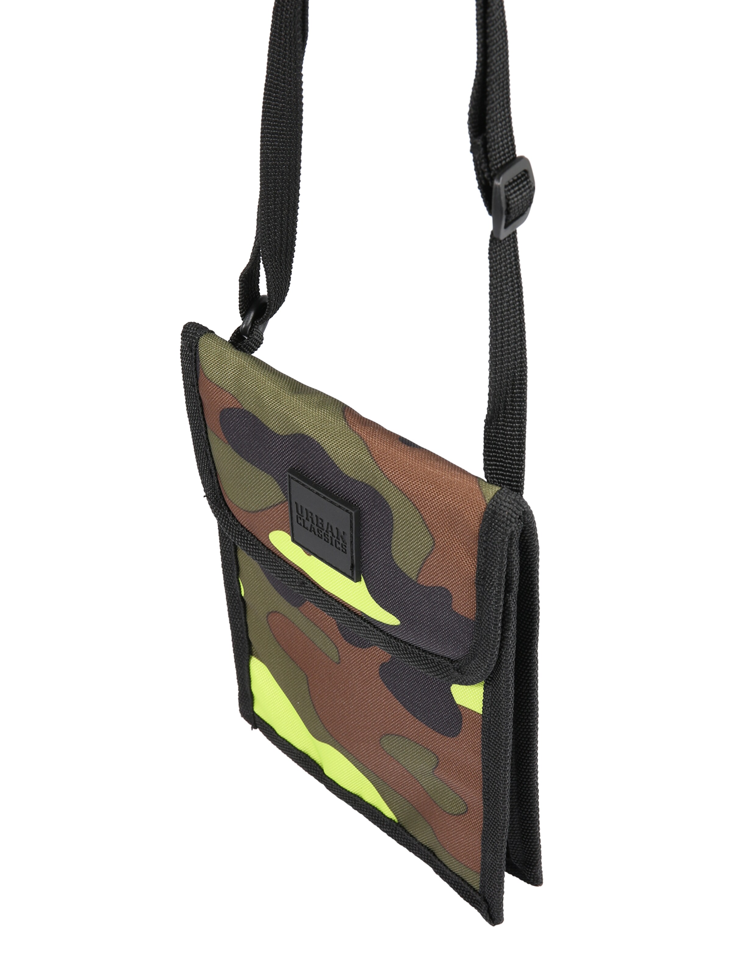 Urban Classics Чанта за през рамо тип преметка 'Oxford' в зелено: отстрани