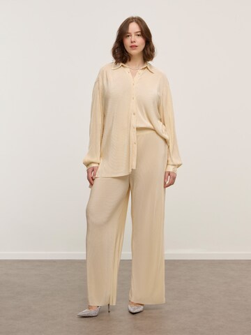 Beige Matching Set Look