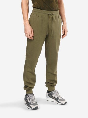 Urban Classics Tapered Trousers in Green: front