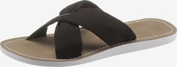 CITY WALK Mules in Black: front