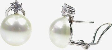 Orquidea Perlenohrringe 'Helmi White Pearl' in White: front