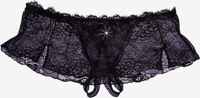 PETITE FLEUR GOLD Thong in Black, Item view