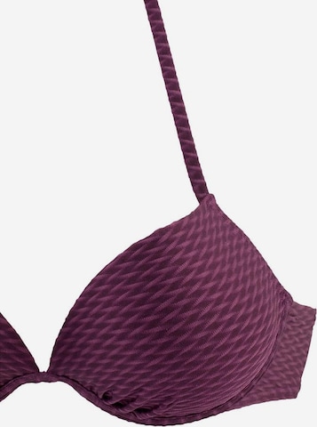 BRUNO BANANI Push-up Bikini w kolorze czerwony