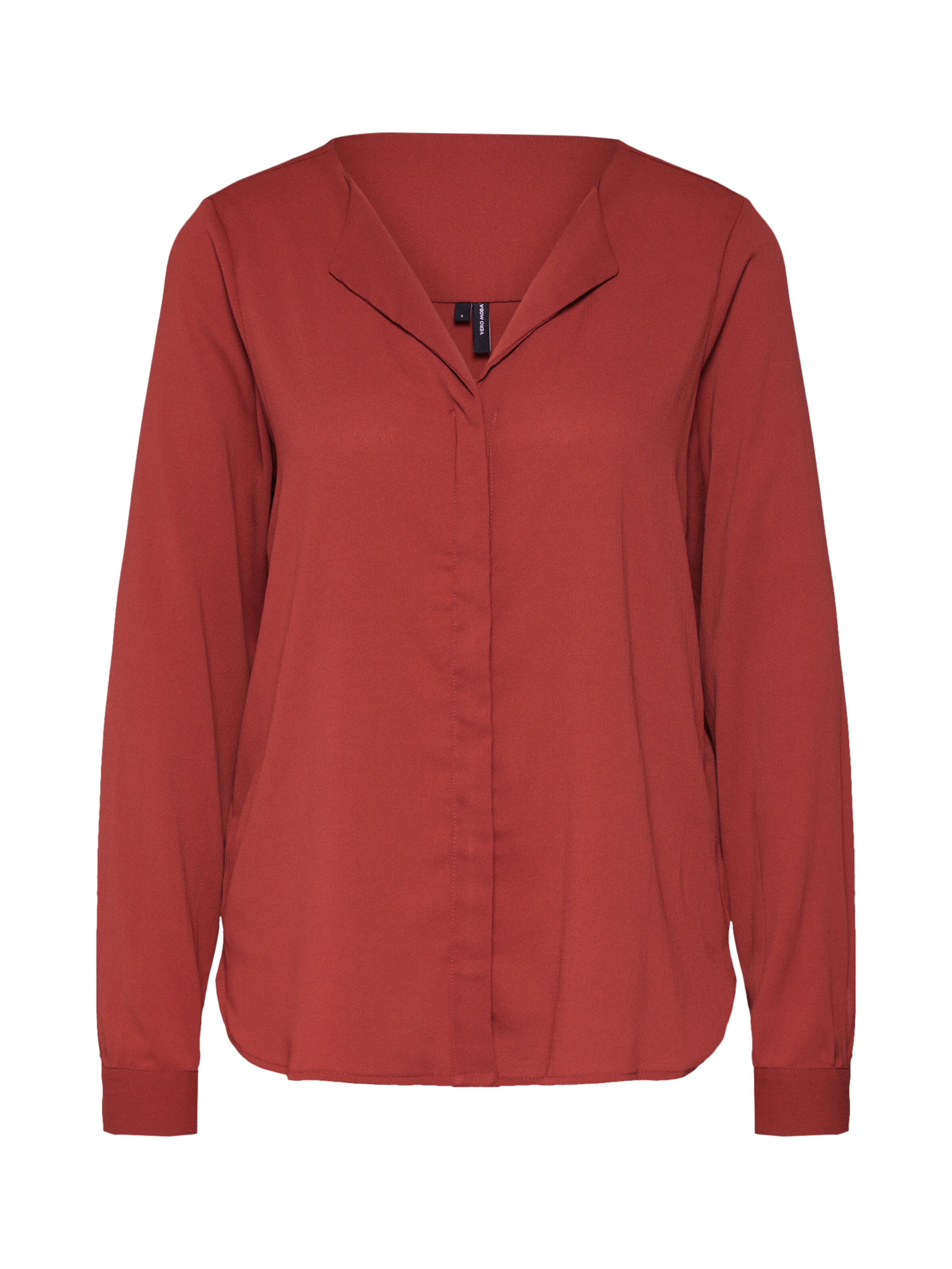 VERO MODA - Blouse 'GRACE' in de kleur Roestbruin