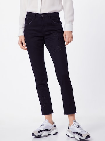 Cream Regular Jeans 'Katy Fit' in Zwart: voorkant