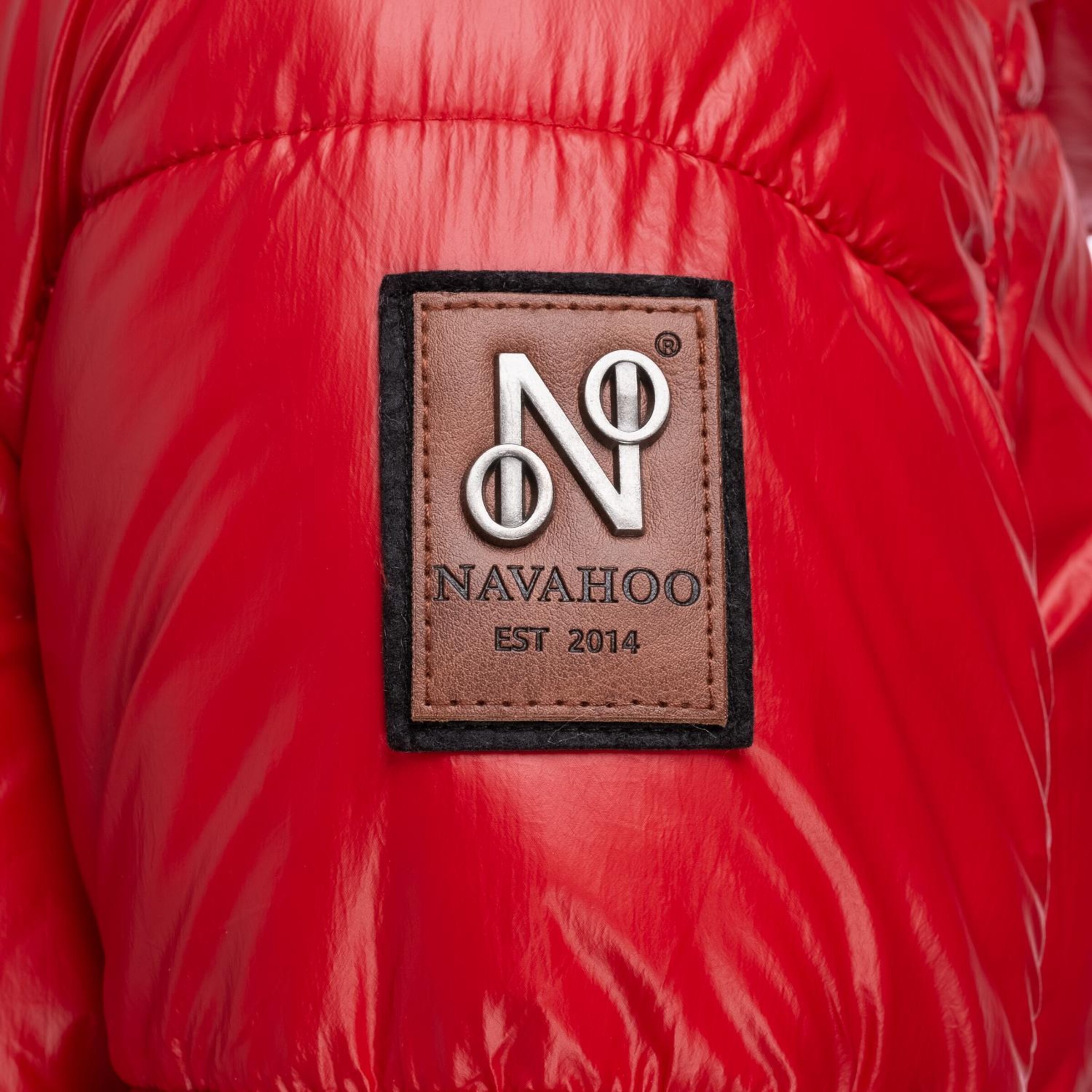 NAVAHOO Winter jacket 'Tikunaa' in Red