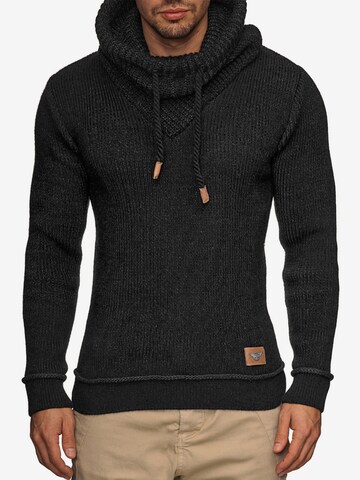 INDICODE JEANS Strickpullover 'Keshawn' in Grau