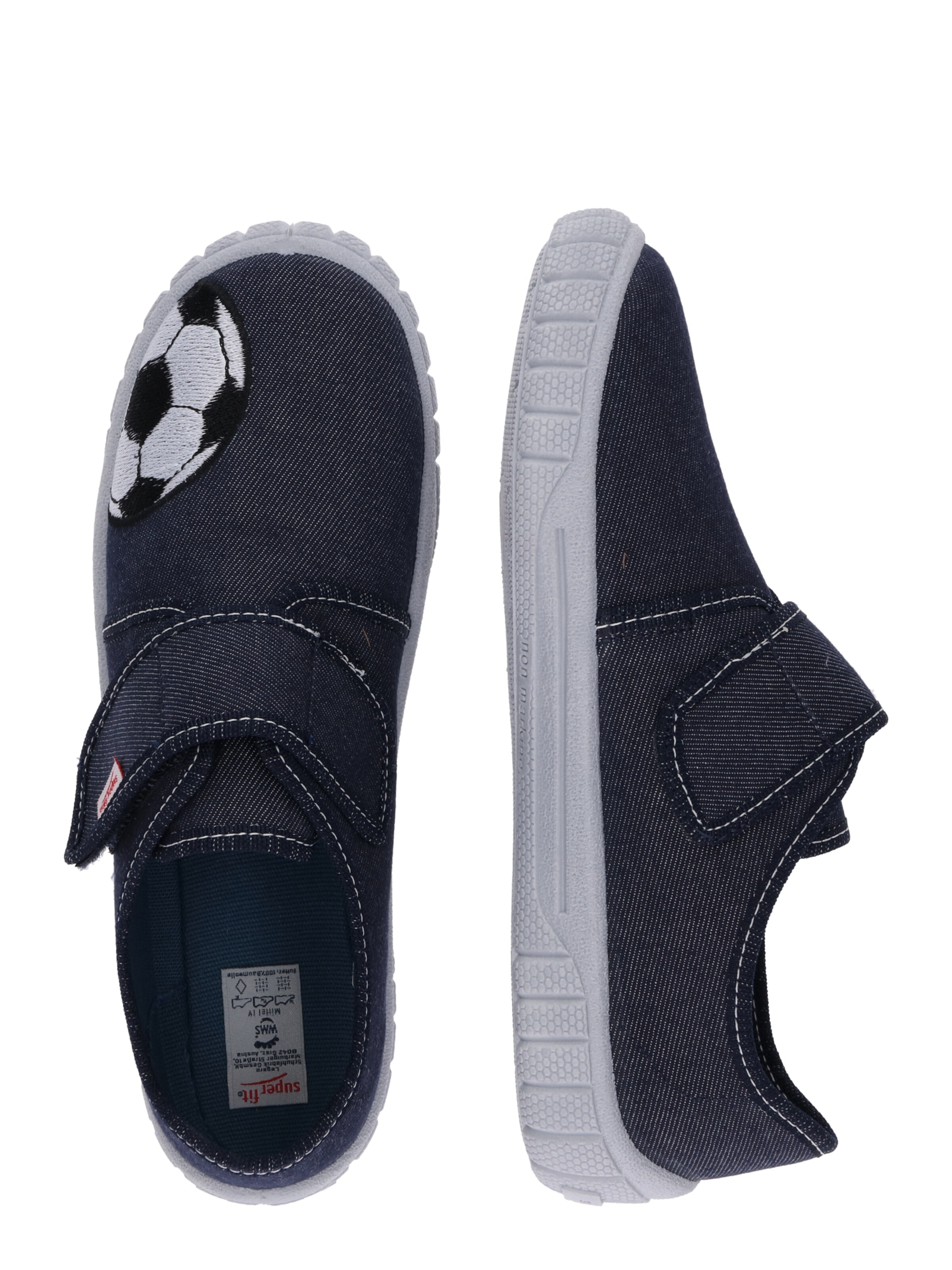 Papuci de casă 'Bill' de la SUPERFIT pe albastru: lateral