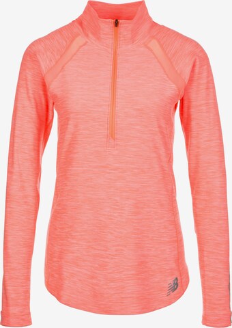 T-shirt fonctionnel 'In Transit' new balance en orange : devant