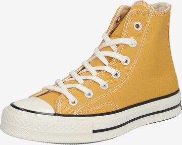 Baskets hautes 'Chuck 70' CONVERSE en jaune : devant