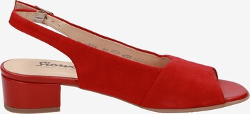 SIOUX Slingback Pumps 'Zippora' in Red