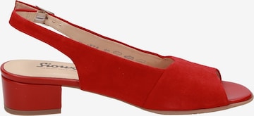 SIOUX Slingpumps 'Zippora' in Rood