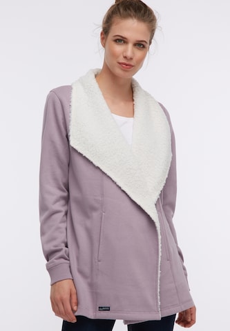 DREIMASTER - Sudadera con cremallera en lila: frente