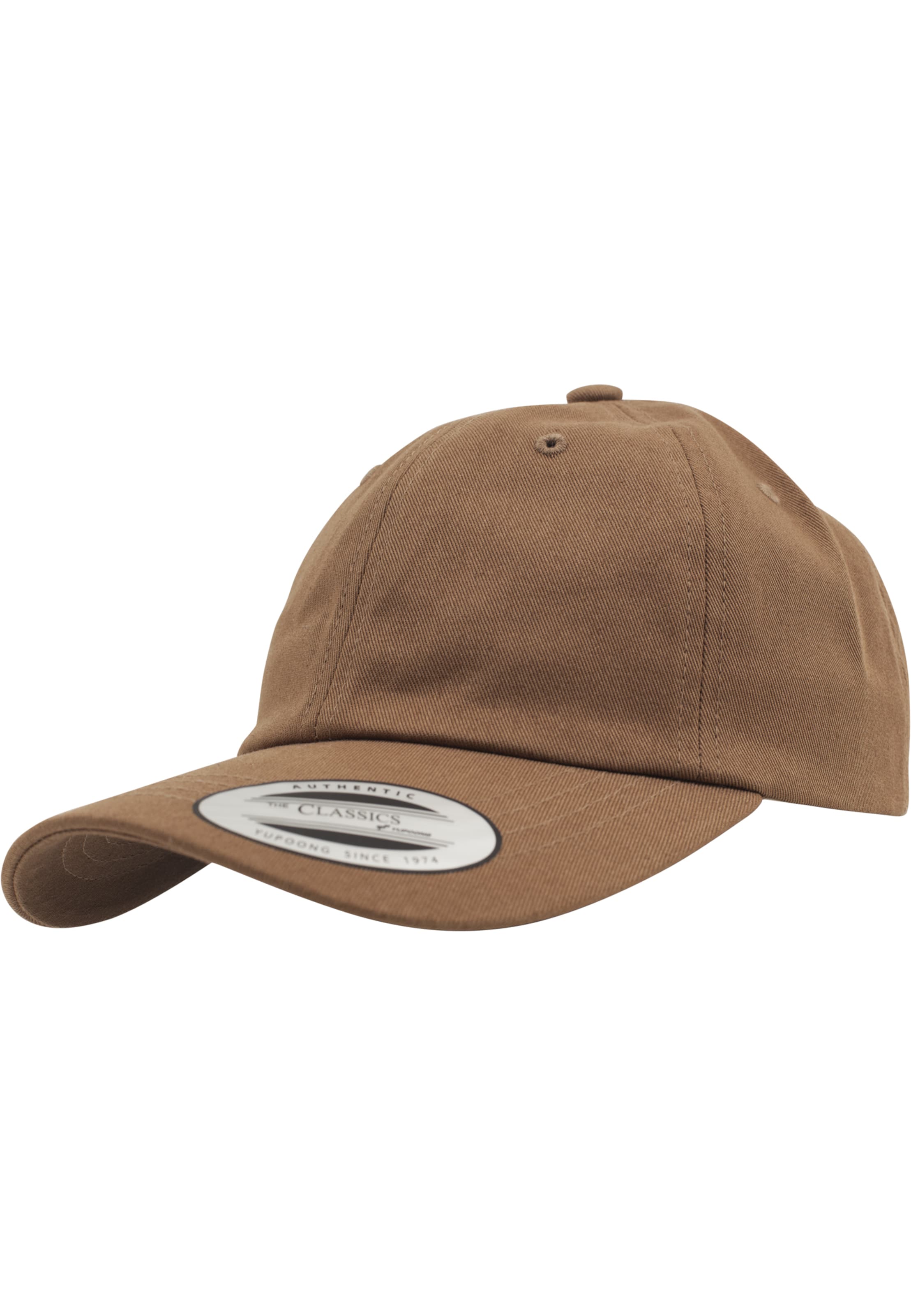 Flexfit Cap in Braun: Vorderseite