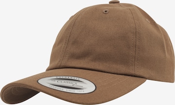 Casquette Flexfit en marron : devant