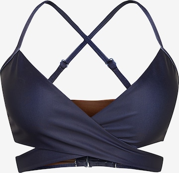 Boochen Bikini Top 'Arpoador' in Blue: front