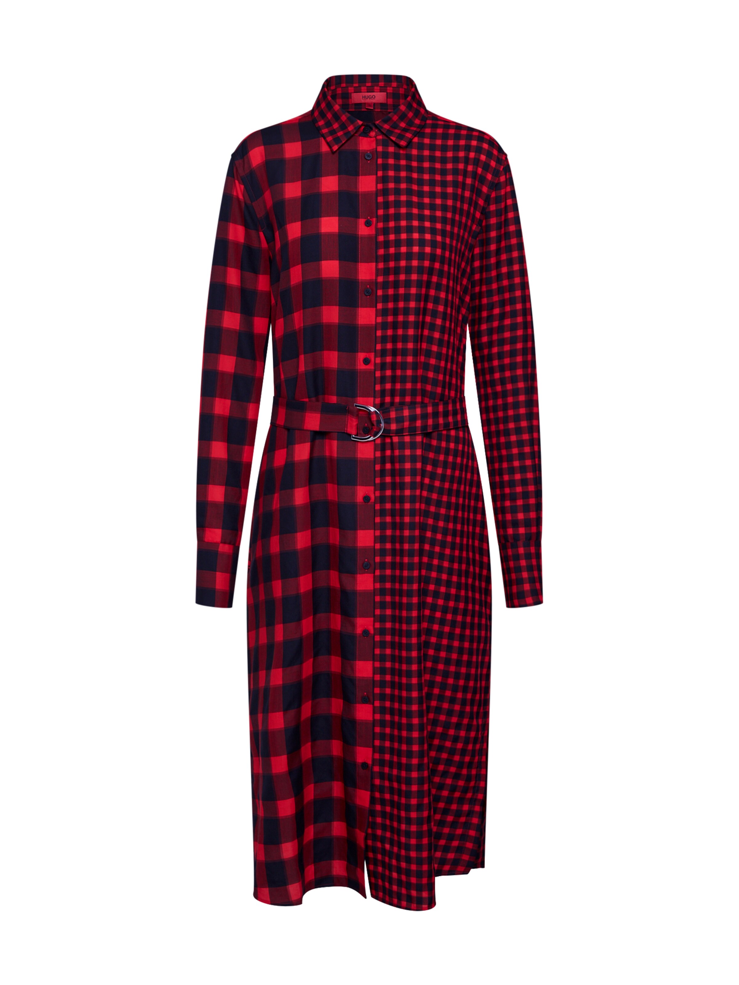 HUGO - Blousejurk 'Evantis' in de kleur Rood