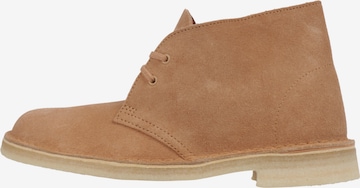 CLARKS Lace-Up Ankle Boots in Brown: front