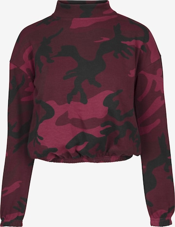 Sweat-shirt Urban Classics en rouge : devant