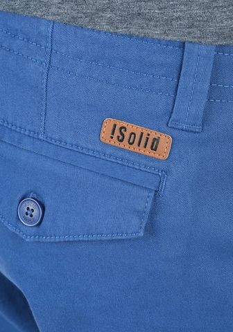 Regular Pantalon chino 'Lagoa' !Solid en bleu