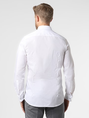 Coupe slim Chemise business Finshley & Harding London en blanc