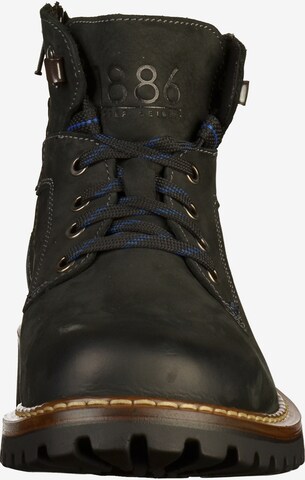 JOSEF SEIBEL Lace-Up Boots in Black