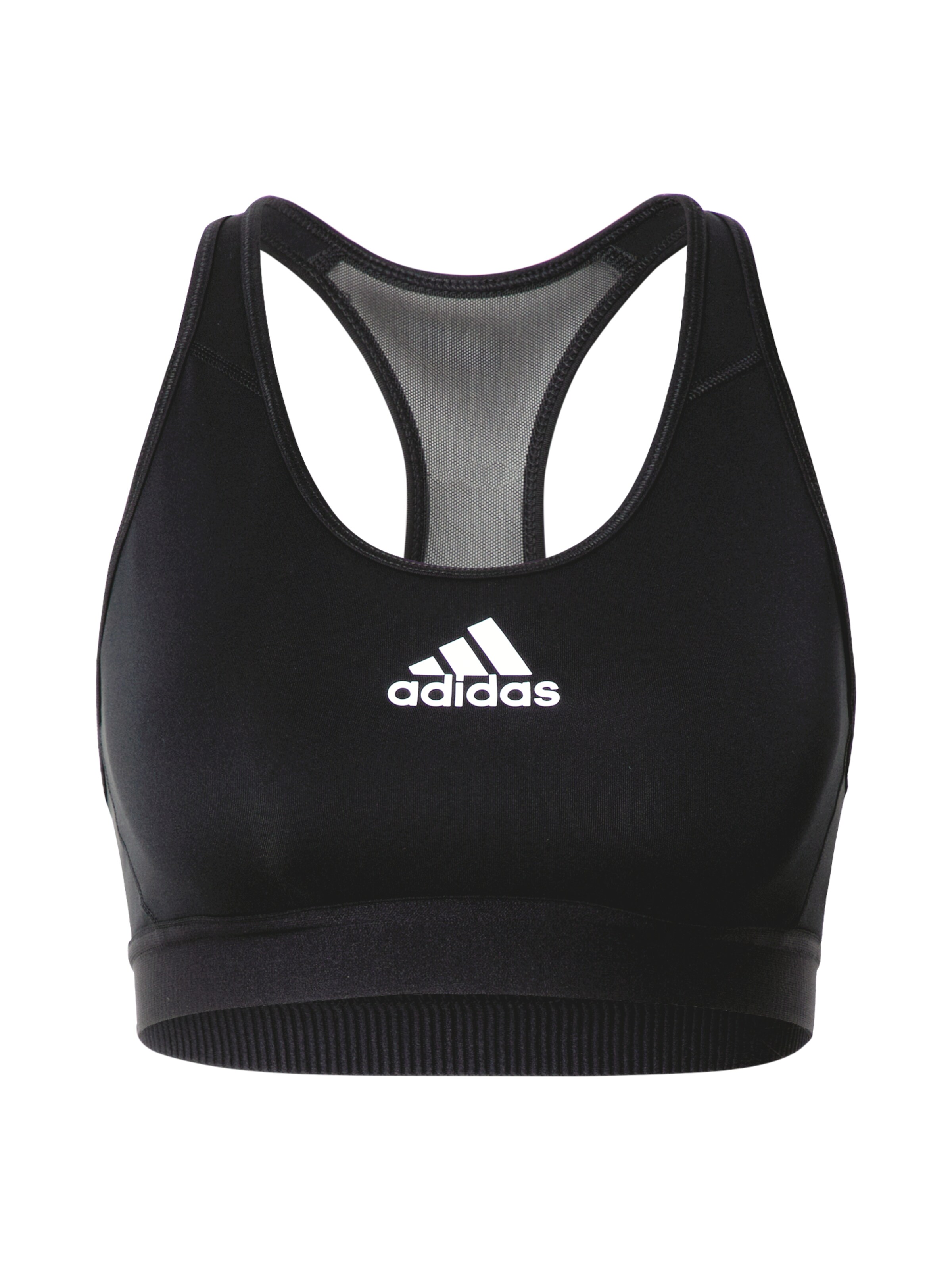 ADIDAS PERFORMANCE Bustier Sport-BH 'Don't Rest Alphaskin' in Schwarz: Vorderseite