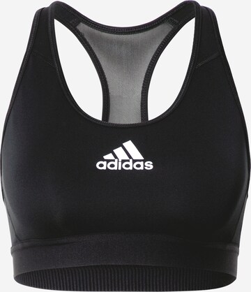 ADIDAS PERFORMANCE Bustier Sport bh 'Don't Rest Alphaskin' in Zwart: voorkant