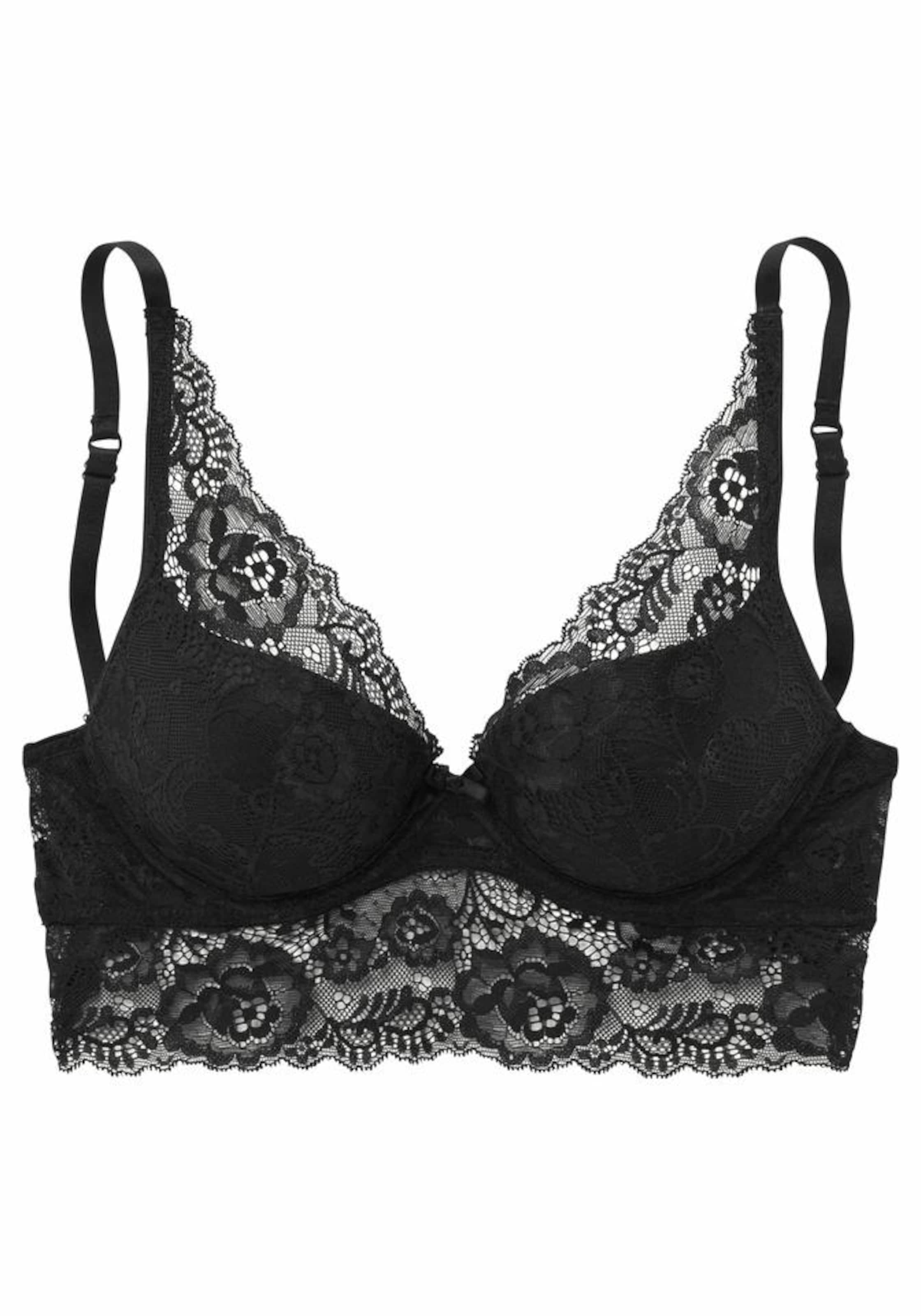 regular Reggiseno di LASCANA in nero: frontale