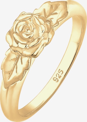 ELLI Ring 'Rose, Vintage' in Gold: predná strana