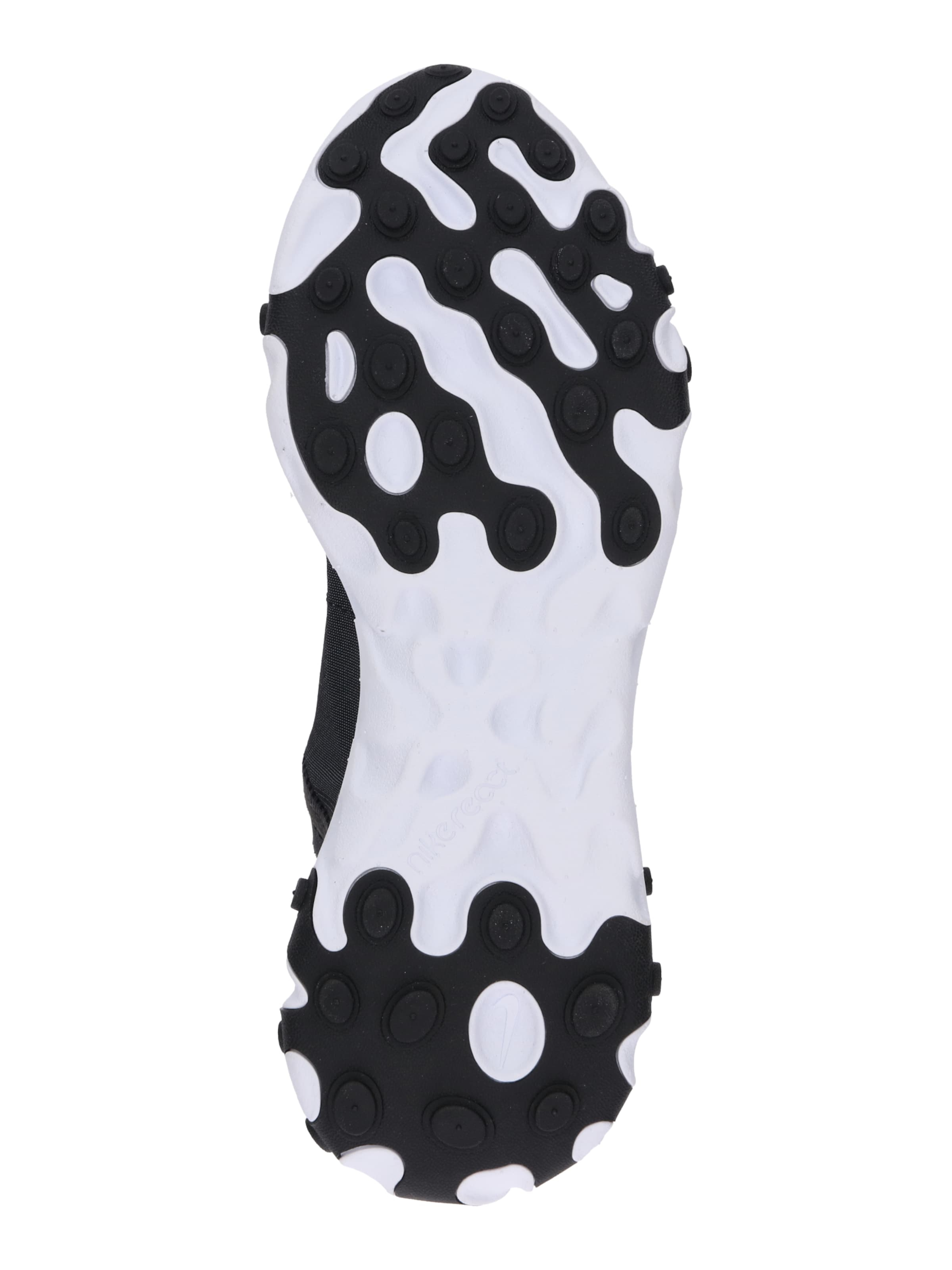 Nike Sportswear Rövid szárú sportcipők 'REACT ELEMENT 55' - fekete: alul