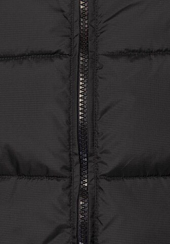 POLARINO Steppweste in Schwarz