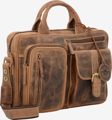 GREENBURRY Document Bag in Brown