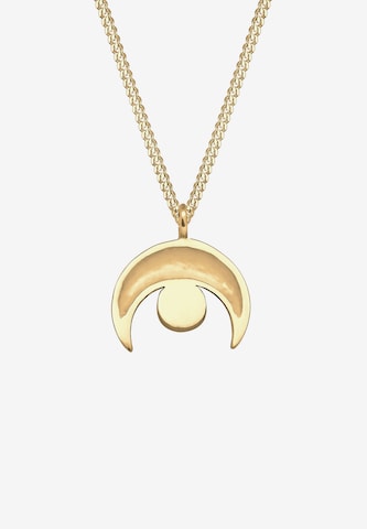 ELLI Kette 'Astro' Halbmond in Gold