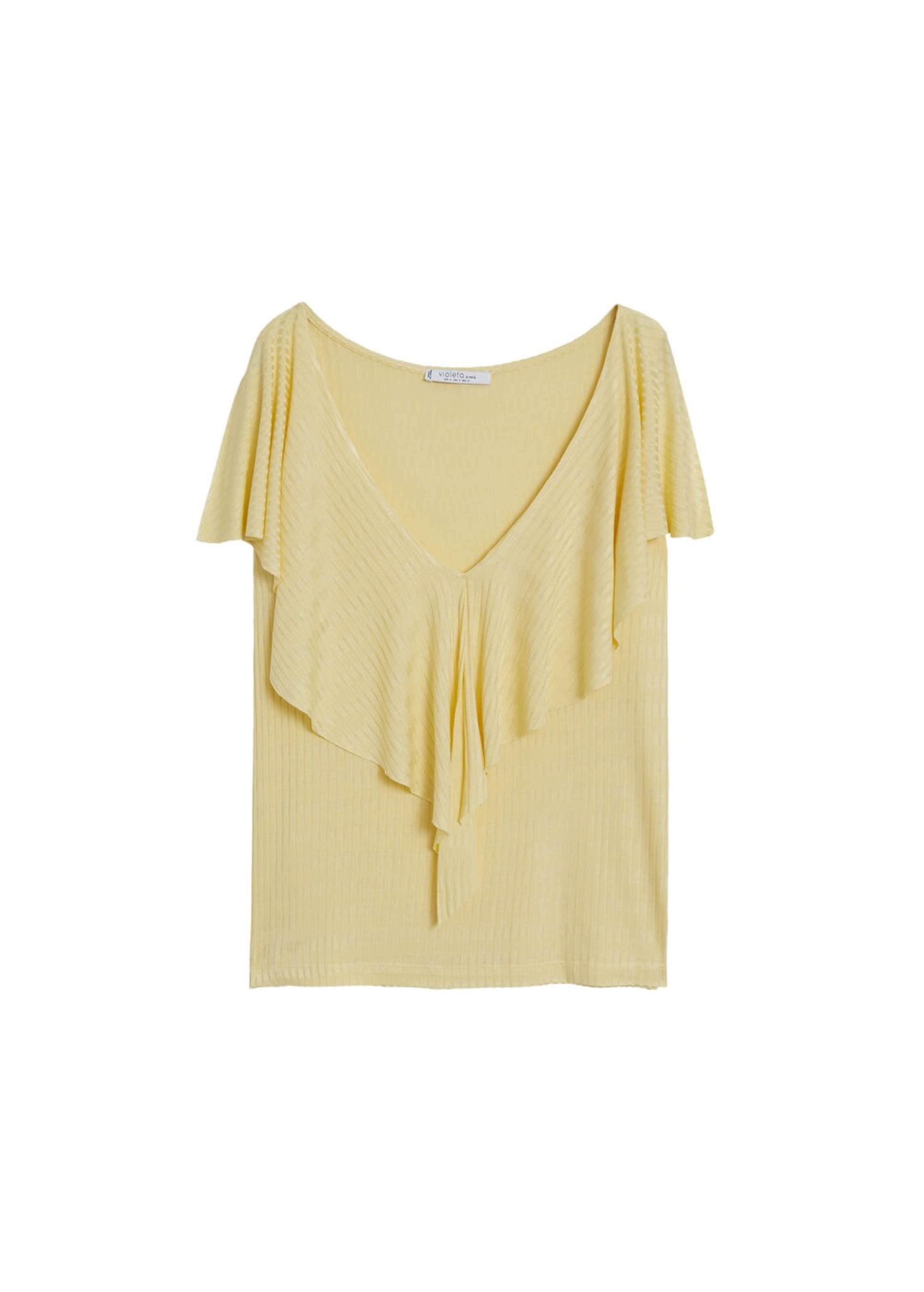 Top 'Marques' de la MANGO pe galben: față