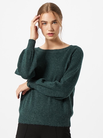 VERO MODA Sweter 'Brilliant' w kolorze zielony: przód